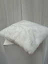 Coussin blanc polaire