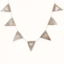 Guirlande jute triangle « Mr & Mrs »