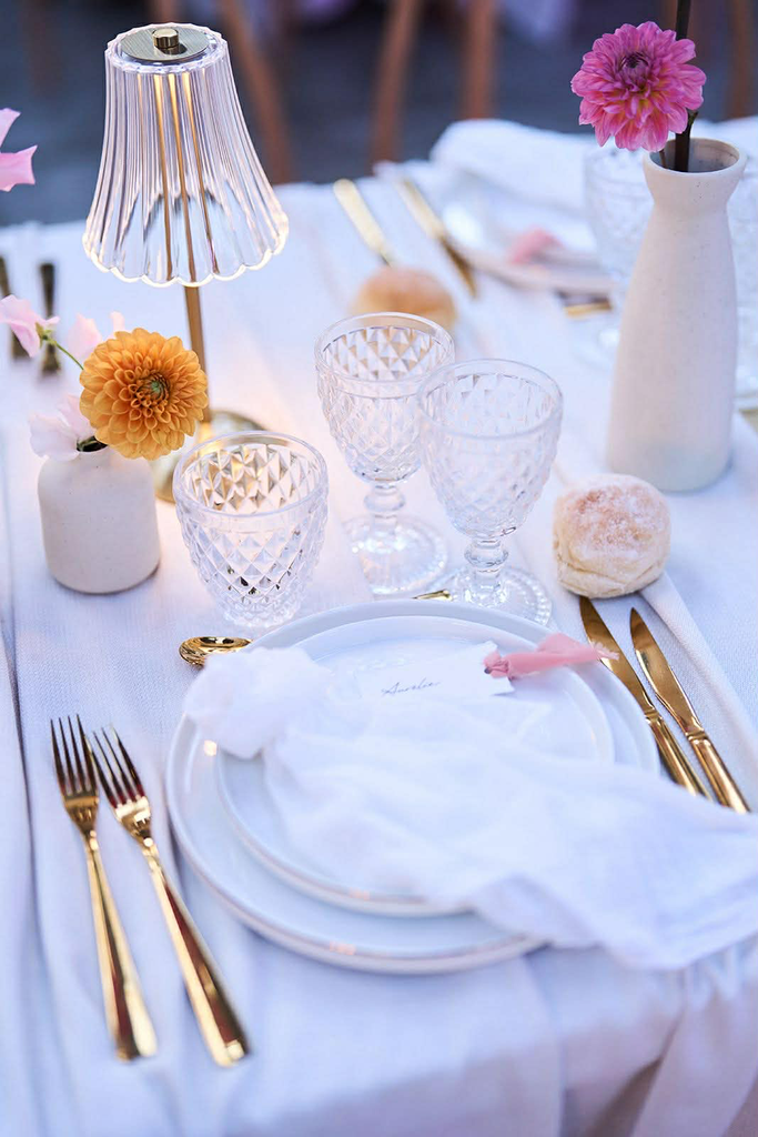 Set de couverts dorés