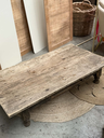 Table basse bois foncé