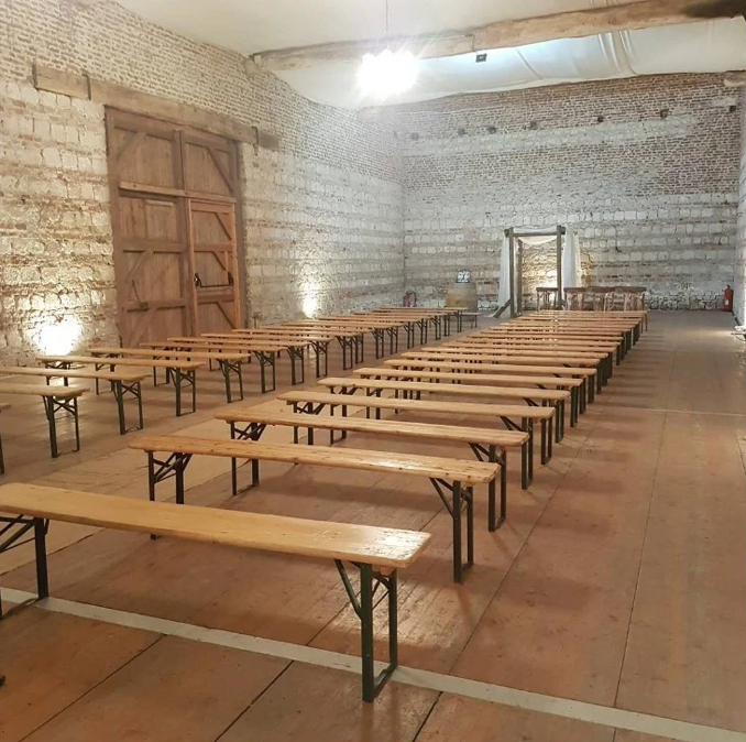 BANC BOIS PLIANT KERMESSE