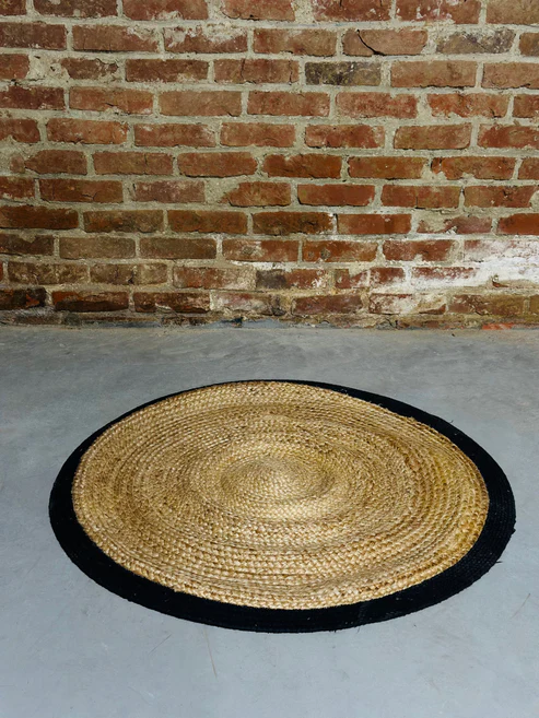 TAPIS JUTE & NOIR