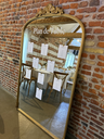 Grand miroir doré
