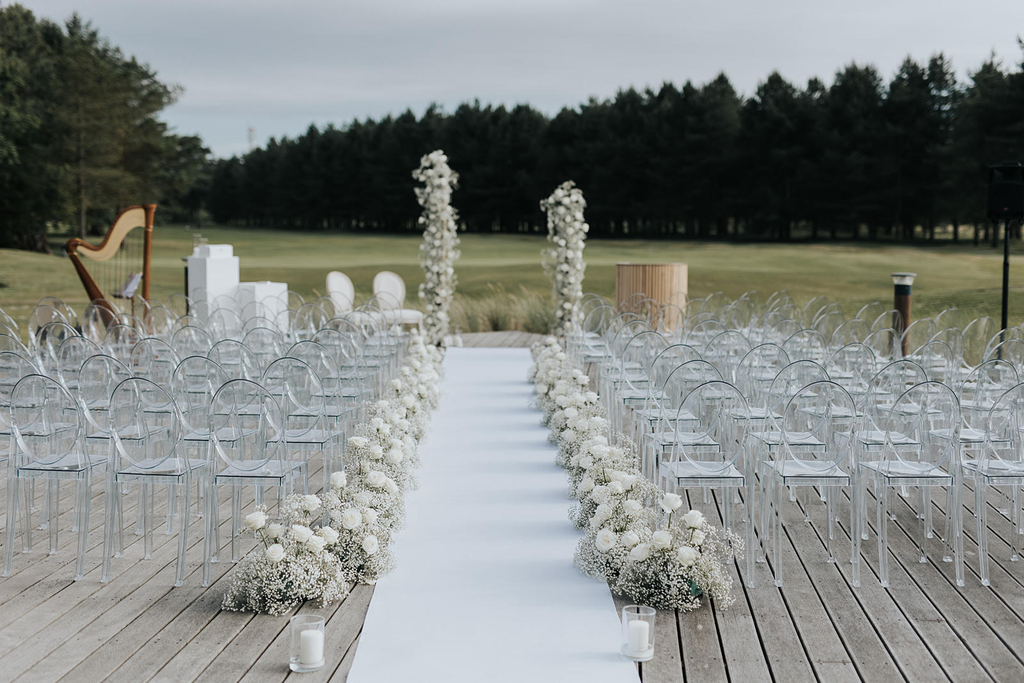 Chaise médaillon tissu