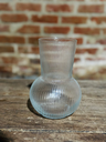 Vase boule transparent