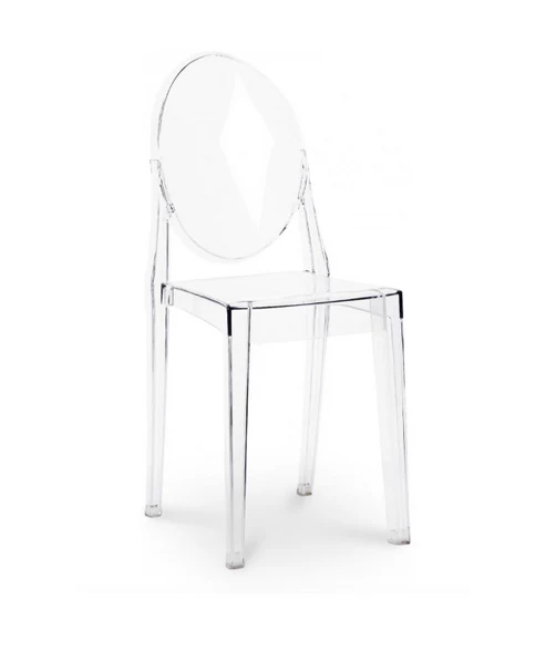 CHAISE MÉDAILLON TRANSPARENTE