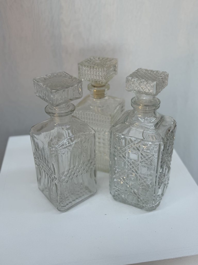 Carafe Whisky lot de 3