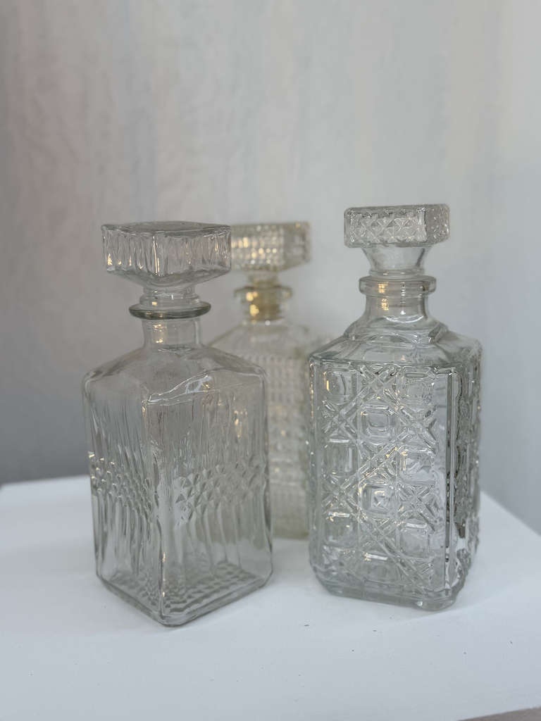 Carafe Whisky lot de 3