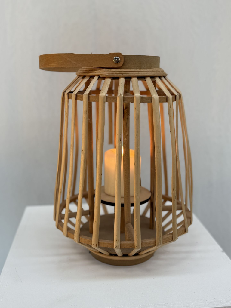 Lanterne osier grand modèle