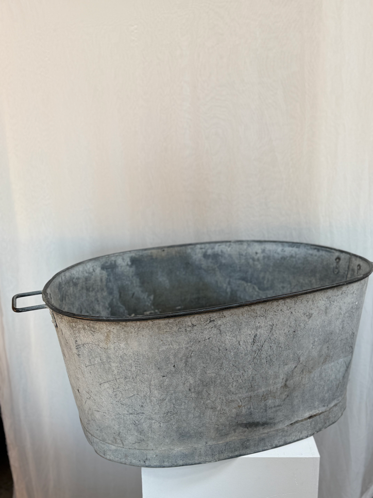 Bassine en zinc grand modèle