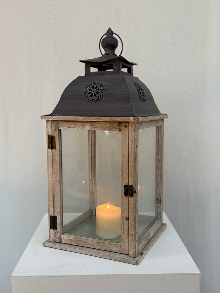 Lanterne toit bleuté