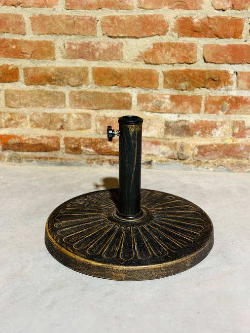 Pied de parasol cuivré