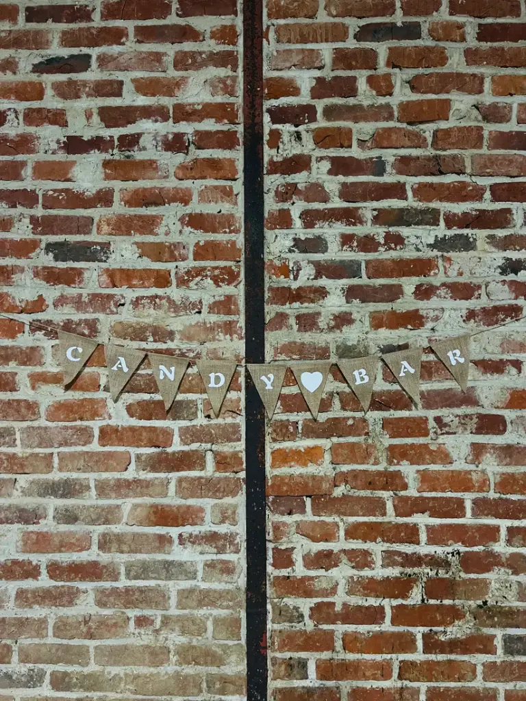 Guirlande jute triangle « Candy bar »