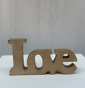 Lettres "Love" en bois