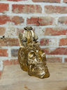 Tête de mort gold