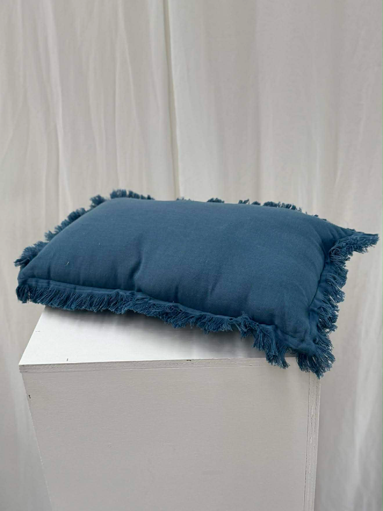 Coussin bleu