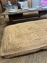 Coussin de sol jute 