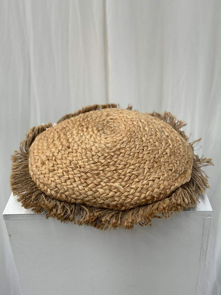 Coussin jute rond