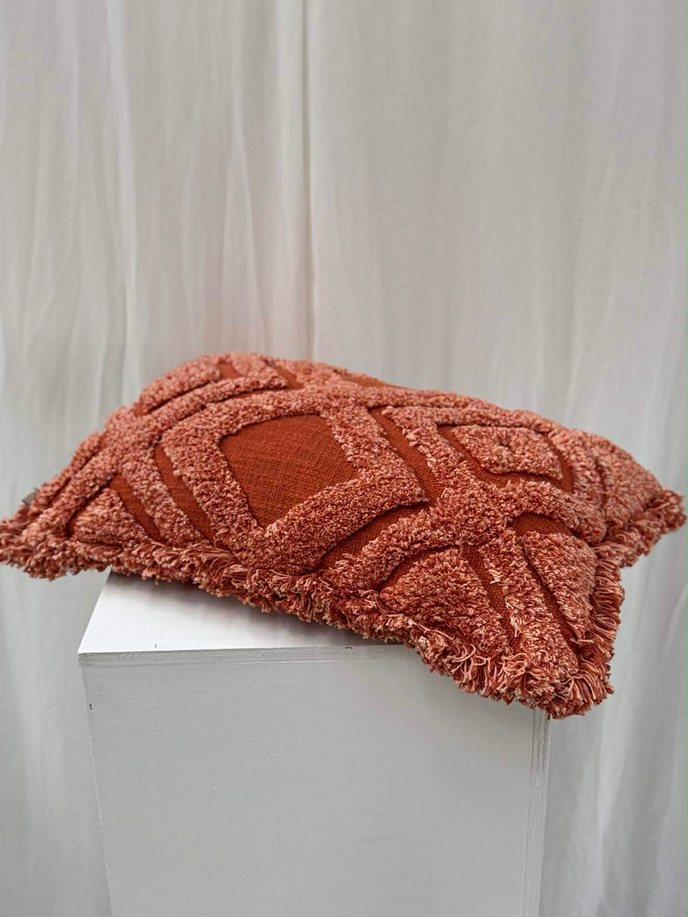 Coussin terracotta