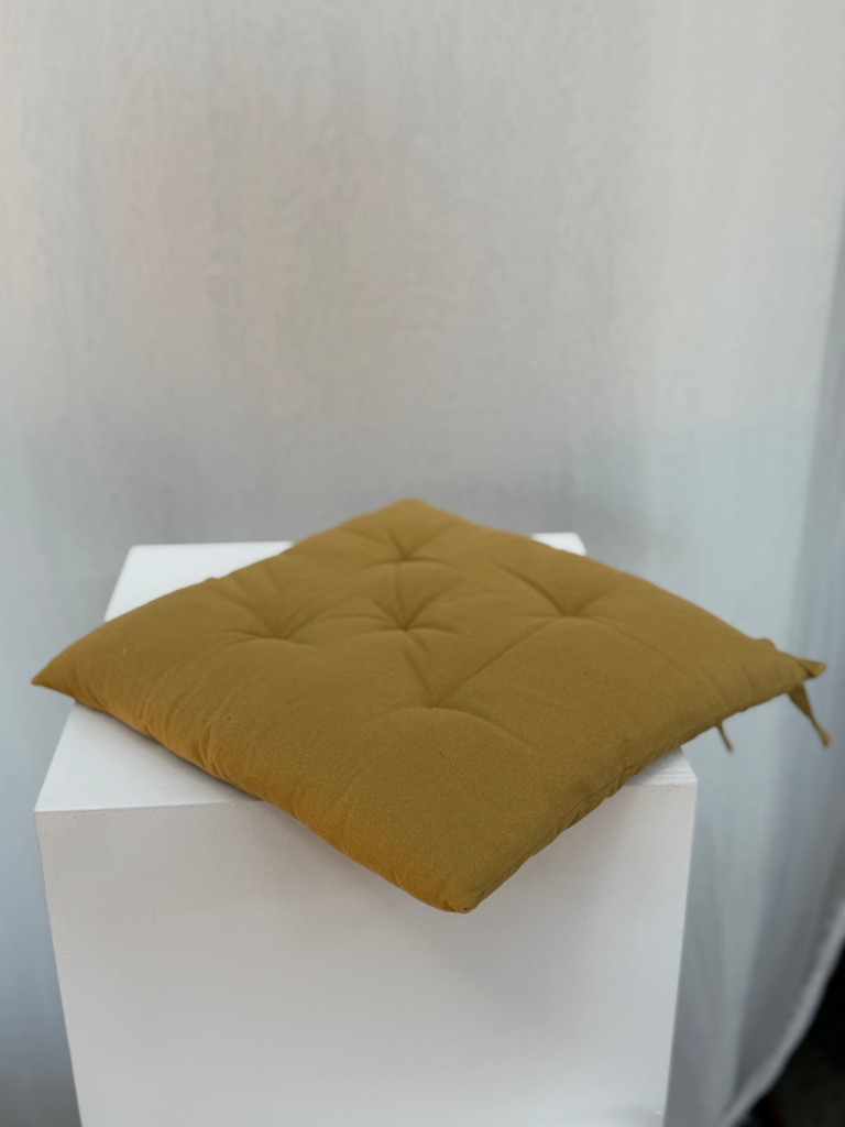 Galette moutarde pour chaise