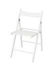 Chaise blanche pliante