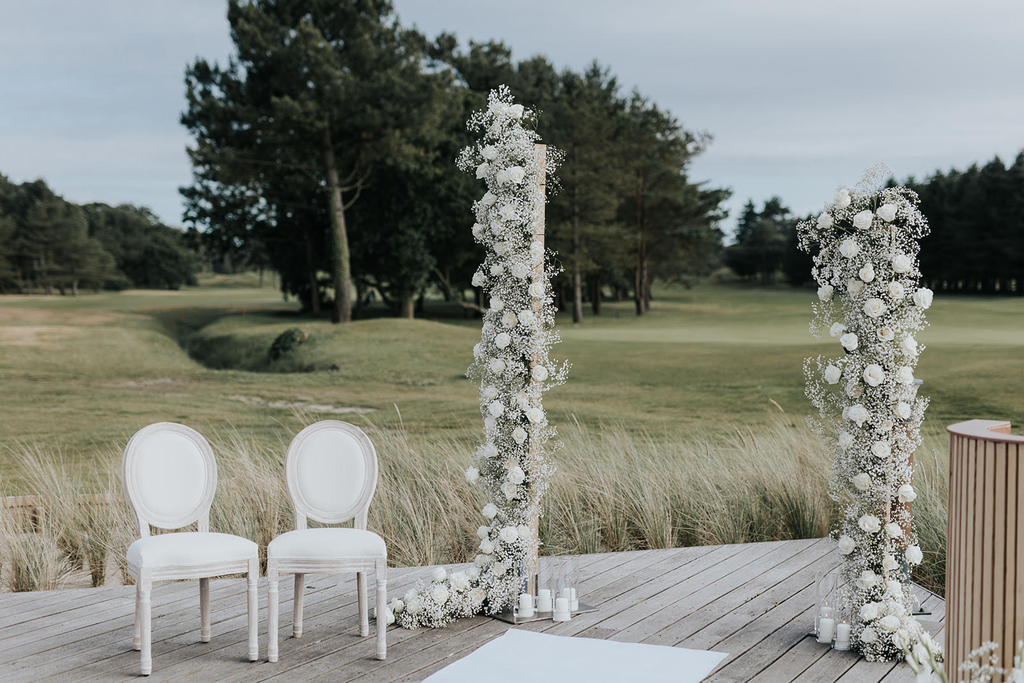Chaise médaillon tissu