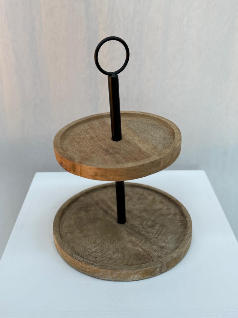 Présentoir à gâteaux bois