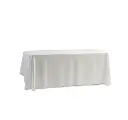 Nappe rectangulaire blanche