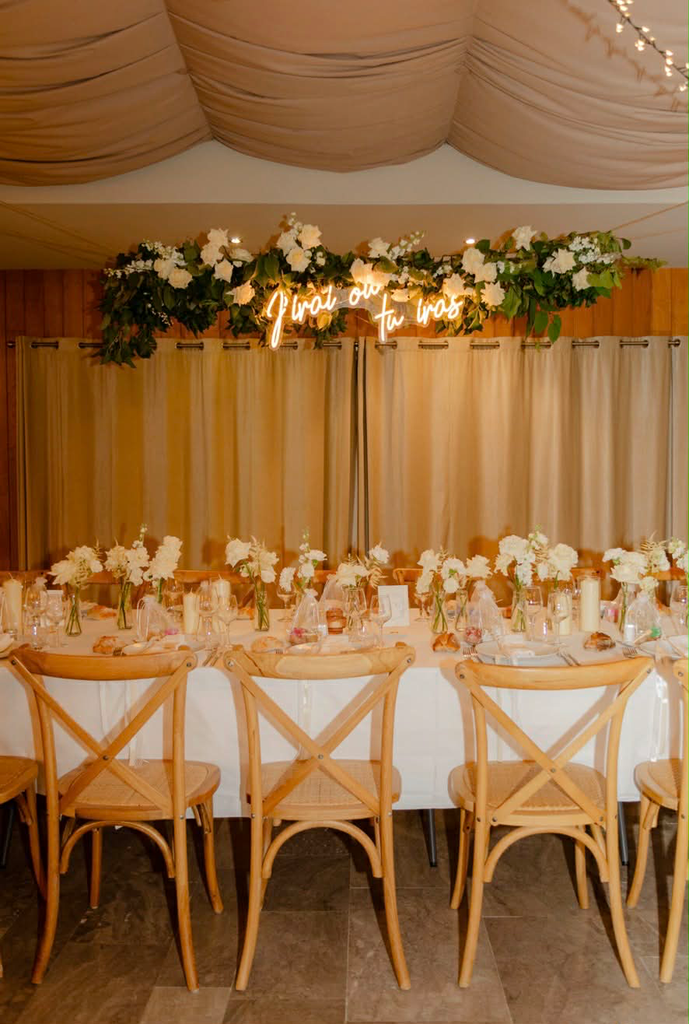 Néon "J'irais où tu iras"