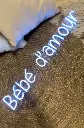 Néon "Bébé d'amour"