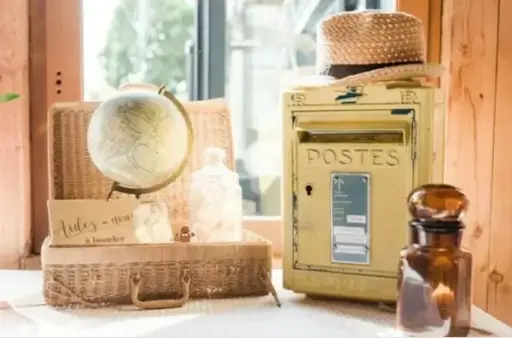 Boîte aux lettres La Poste petite (urne ou déco)